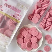 焙多夫（BEDOLF） 圆形饼干 粉色樱花可爱创意造型蛋糕冷饮甜品烘焙装饰即食饼干 迷你奥樱花