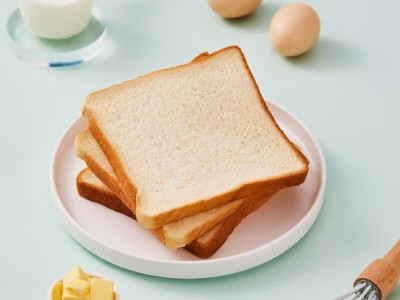 曼可顿 超醇原味吐司面包 400g*2 手