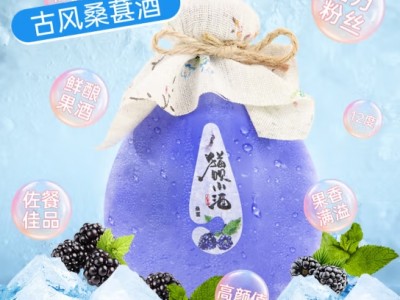 猫呗小酒 果酒女士低度甜酒微醺酒桑