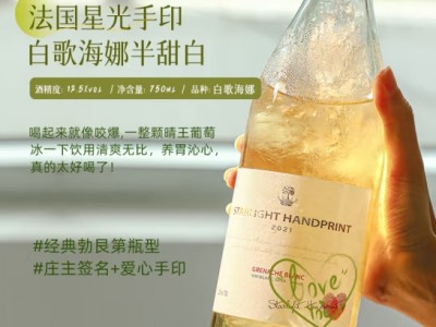 拉蒙塔尼法国进口半甜白葡萄酒 12.5