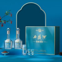 西凤酒 10年52度富贵纯粮凤香型白酒海窖龄情人节婚庆宴请送礼盒装2瓶