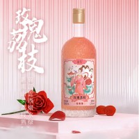 落饮茶果酒青梅梅子酒玫瑰酒送礼物女士低度微醺整箱装12度500ml*6瓶