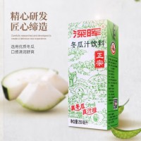 深晖 冬瓜汁饮料整箱装24盒冬瓜茶纸盒装老牌子夏季清火解渴饮料饮品 深晖冬瓜茶250ml*24盒