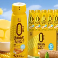 轻上（LIGHT UPPER）贝贝南瓜玉米汁代餐饱腹五谷杂粮膳食纤维0添加蔗糖 营养早餐饮品 铁棍山药玉米汁245ml*6瓶