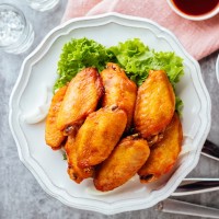 CP正大食品 奥尔良鸡翅中净重2斤 鸡翅奥尔良风味 冷冻