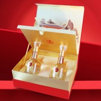 五粮液仙林生态国鼎名门臻耀礼盒口粮酒 52度500ml*2瓶 宴请送礼礼盒装