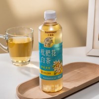 三得利【新品上市】0糖0脂0能量清新柔和枇杷花白茶 整箱装500ml*15瓶