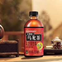 三得利 无糖乌龙茶饮料 大红袍350ml*15瓶整箱装