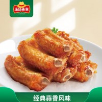 冻品先生 安井 蒜香排骨 蒜香味 500g 1斤装 腌制猪肋骨排骨 煎炸方便菜