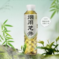 茶小开烟雨龙井500ml*6瓶装 100%原叶萃取0卡1分甜茶饮料爽口解渴龙井茶