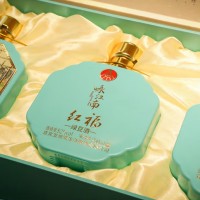五粮液仙林生态 红福咏江南 52度250ml*4瓶 礼盒装口粮酒 送礼佳品