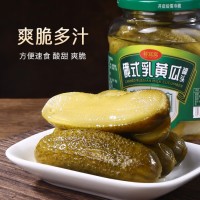 鲜窝窝 俄式酸黄瓜330g 俄罗斯风味酸脆乳黄瓜酸青瓜西餐三明治汉堡配菜