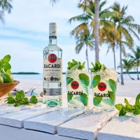 百加得(Bacardi) 洋酒 白朗姆酒 莫吉托 基酒调酒 500ml 调酒必备