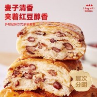 比比赞（BIBIZAN）红豆千层面包1000g整箱早餐面包吐司饼干蛋糕点心休闲零食品