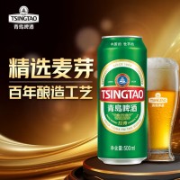 青岛啤酒（TsingTao）经典系列浓郁麦香500ml*24听（多厂生产随机发货）