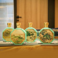 五粮液仙林生态 红福咏江南 52度250ml*4瓶 礼盒装口粮酒 节日礼物