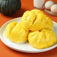 星闪煮南瓜开花馒头儿童成人早餐主食包子点心食品半成品生鲜加热零食 【3包装12个】南瓜开花馒头960g