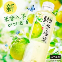 元气森林冷泡茶-果味茶饮料-柚香乌龙 PET500ml*15 纸箱装