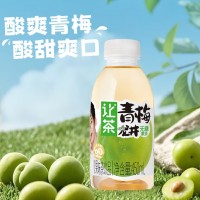让茶无糖青梅龙井果味绿茶饮料0糖0脂含维C解渴饮品450ml*15瓶整箱装