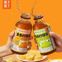 果子熟了多多柠檬茶0脂肪茶饮料500mL*15瓶 手打柠檬膳食纤维火锅烧烤饮料 【随机口味】4瓶尝鲜